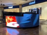 ORJİTEK LED Ekran Sistemleri, GS Store Manavgat Mağazasında Dairesel LED Ekran Projesiyle Dikkat Çekiyor