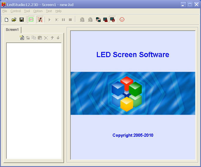 led ekran program